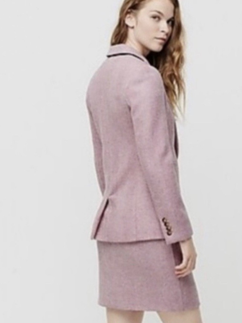 J.Crew Women's Parke English Wool Blazer in Lilac NWT 4P - Picture 3 of 11